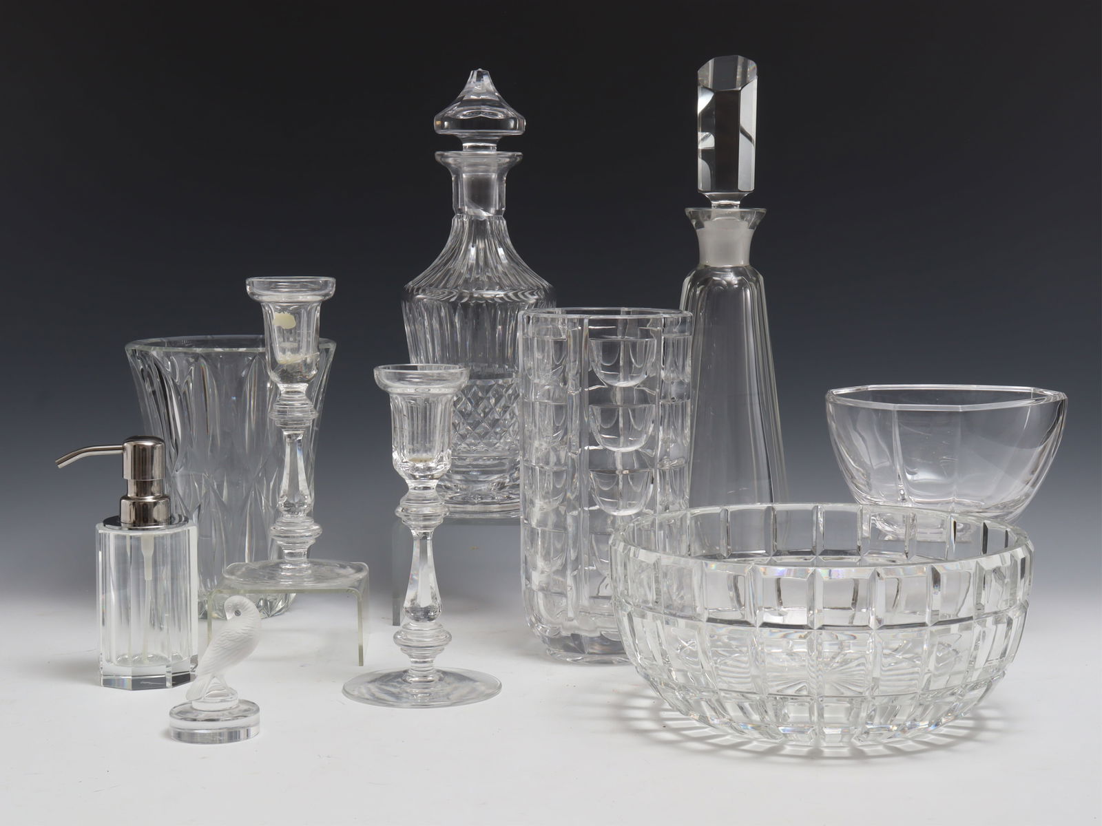 Group of Cut Glass Table Objects (1 of 16)