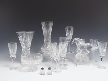 Waterford, Lismore, Carina, Flutes, Vases, Figure