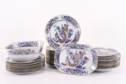 Mason's Style Ironstone Pheasant Partial Service