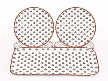 Souleiado Porcelain Dessert Service