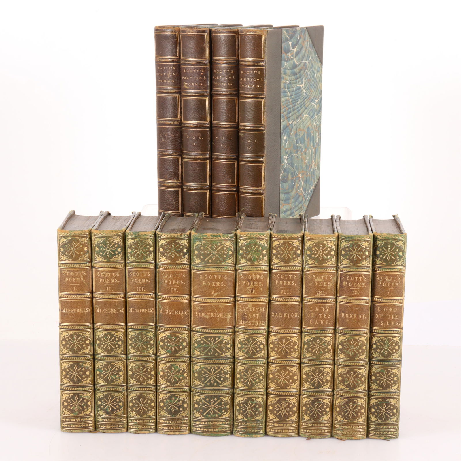 2 Sets of Scott's Works and Poems (1 of 10)