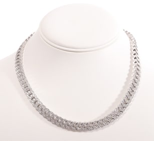 Cartier 18K Diamond C de Cartier Necklace