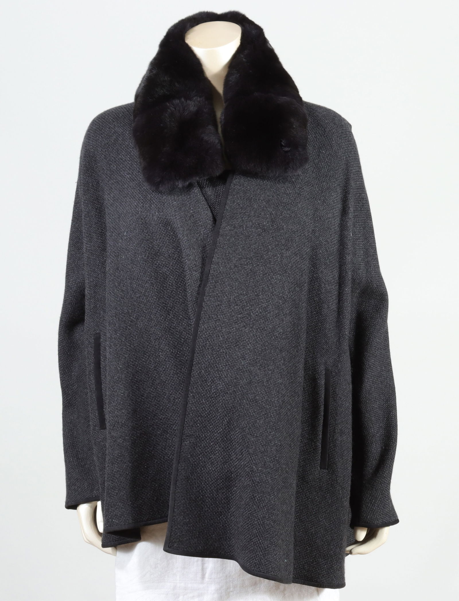 Loro Piana Cashmere and Chinchilla Cardigan (1 of 8)