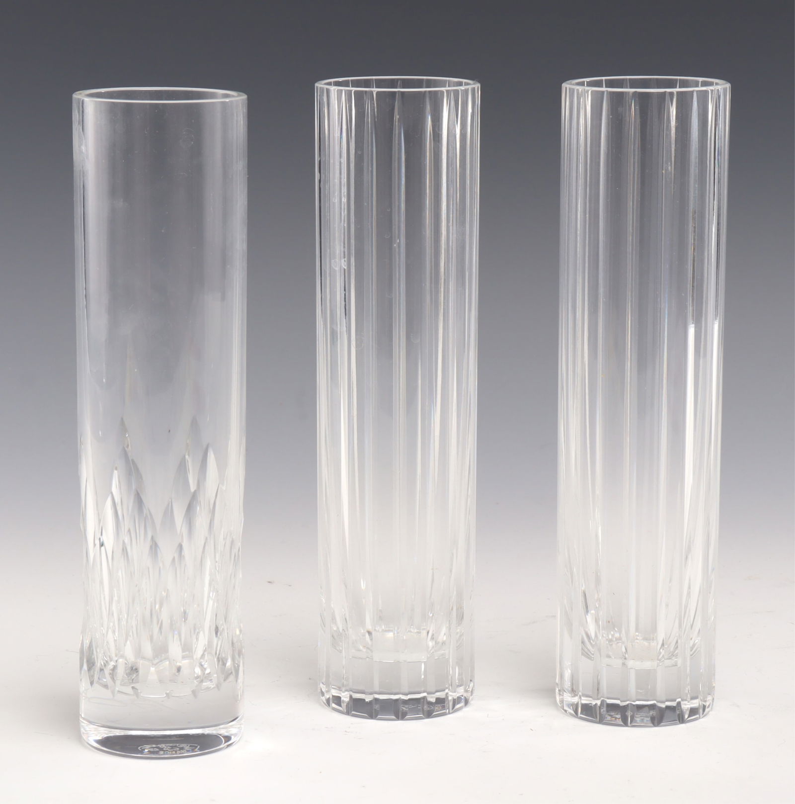 Pair of Baccarat Harmonie Bud Vases & Third (1 of 5)
