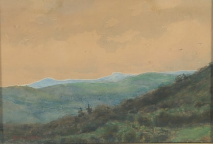 James H Moser - McIntyre & Marcy W/C Landscape