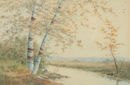 James D. Smillie - Watercolor Landscape