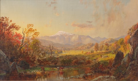 Jasper F. Cropsey - White Mountains O/C