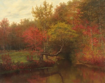 Jacob G. Hulet - Rural Landscape, 19th C