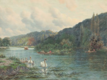 Sydney Pike - Cliveden, oil on panel