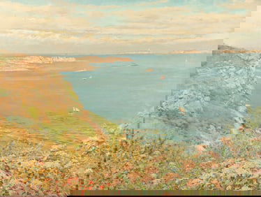 Ferdinand Gueldry - Coastal View - O/C