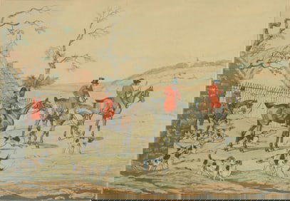 Henry Alken - Unkenneling Engraving