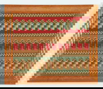 Classical Style Birds Eye Maple Framed Needlepoint: Classical Style Birds Eye Maple Framed Needlepoint 22" H x 25.75" W Property from the estates of Thomas Johnson Hubbard and Anne Attfield Hubbard of Bronxville NY and Cornwall CT. Tom served as chairm
