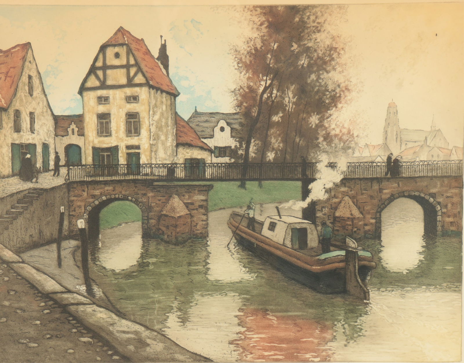 Joseph Francis Gilbert - Color Lithograph (1 of 9)