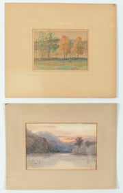American/European School - Watercolor Landscapes