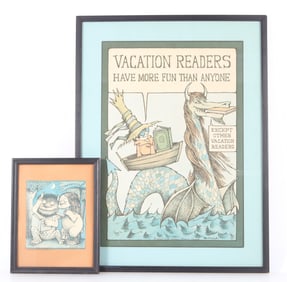 Maurice Sendak - Vacation Readers- signed