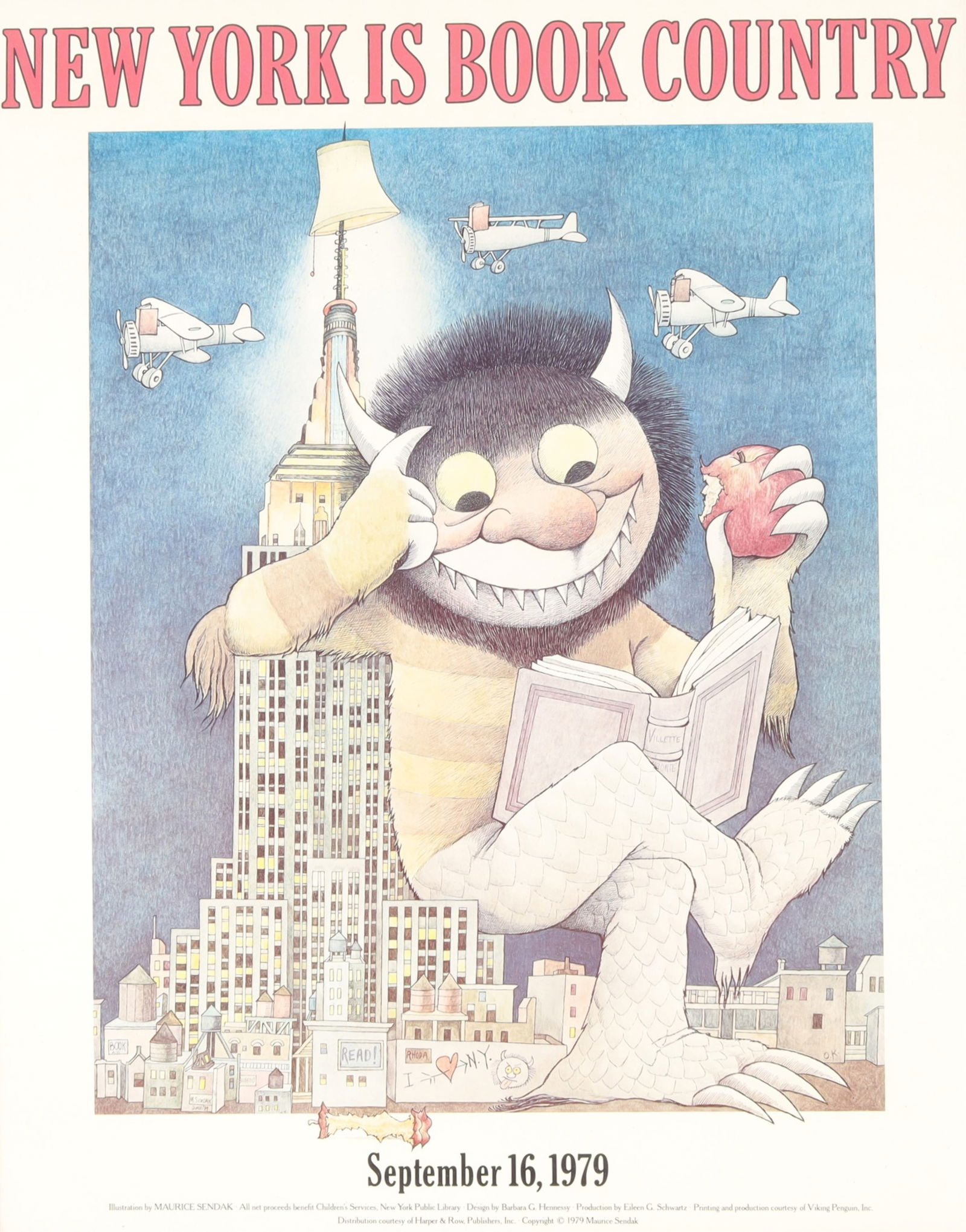 Maurice Sendak - New York Is Book Company - poster (1 of 8)