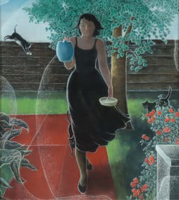 Louise Brettner Osborne - "Feeding the Cats"