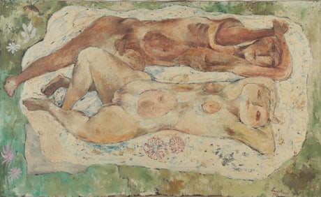 Frank Russell - White Blanket - O/C