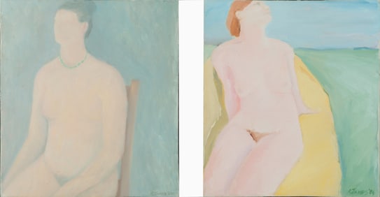 Rhonda James - Nude Portraits, Acrylic