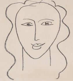 Henri Matisse - Visage - lithograph