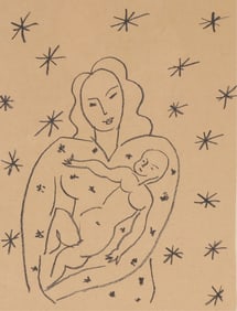Henri Matisse - Vierge et Enfant - lithograph
