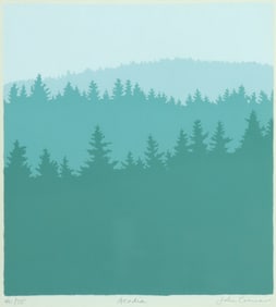 John Carmen - Acadia Lithograph