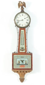 Federal Style Tilden Thurber Banjo Clock