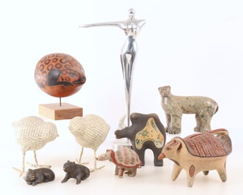 Group of Various Animal Sculptures & Figures