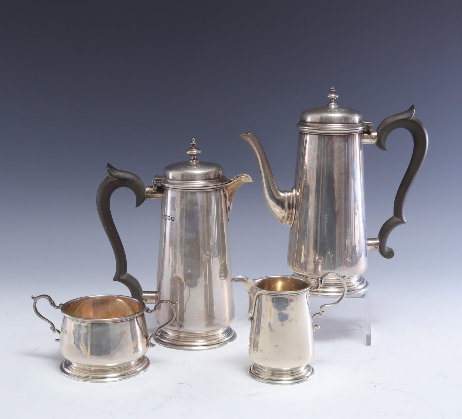 English Sterling Silver Coffee and Tea Service (1 of 6)