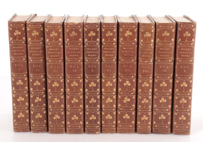 Thomas Moore - The Poetical Works, 10 vols.