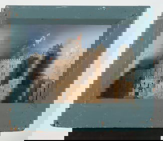 Vintage Medieval Castle Lending Museum Diorama