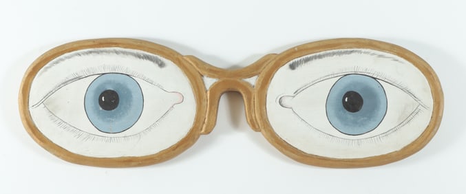 F.J.J. Slimak - Painted Eyeglasses Sign