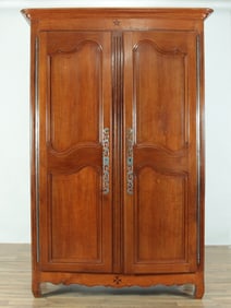 French Provincial Oak Armoire, 19th C.