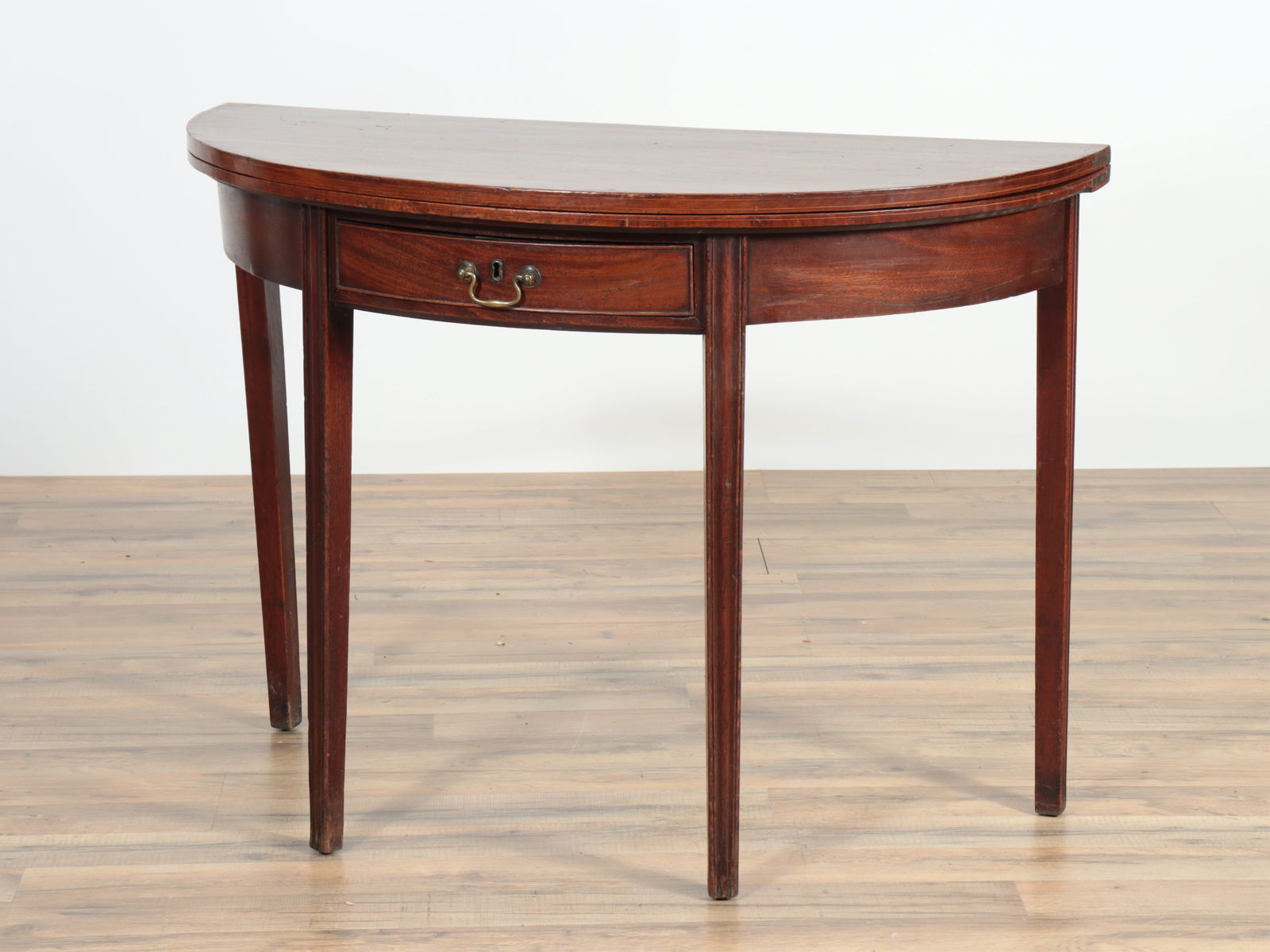 George III Inlaid Mahogany Games Table, 18th C. (1 of 6)