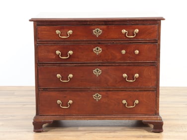 George III Mahogany Chest of Drawers, 18th C.