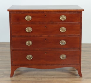 George III Mahogany Chest of Drawers, Early 19th C