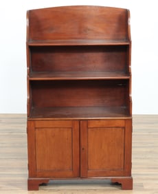 George III Style Mahogany Dwarf Bookcase