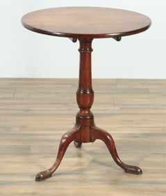 George III Style Oak Tilt Top Table, 19th C.