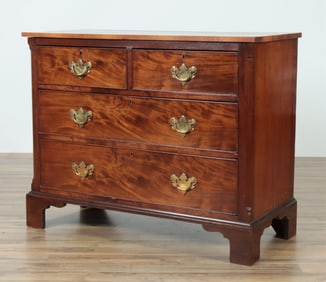 George III Style Mahogany Chest of Drawers, 19th C