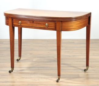 Regency Inlaid Mahogany Games Table, Early 19th C.