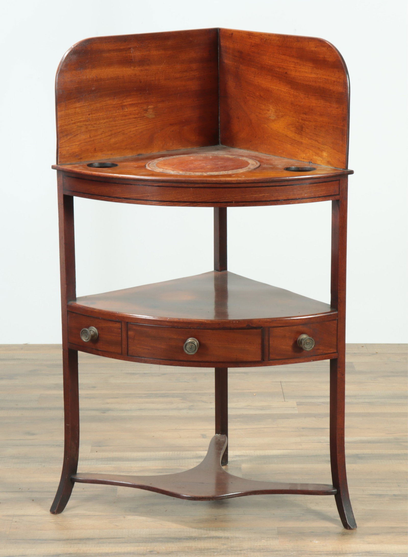 Regency Mahogany Corner Washstand, 19th C. (1 of 7)