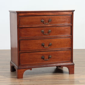 Small George III Style Mahogany Chest of Drawers