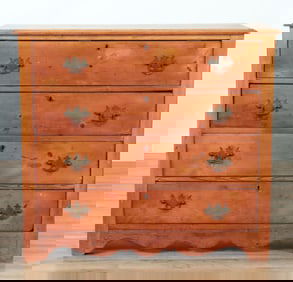 Victorian Pine Chest of Drawers, 19th/20th C.