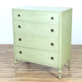 Berkey & Gay Green Painted Dresser, c.1930