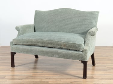 George III Style Mahogany Sofa