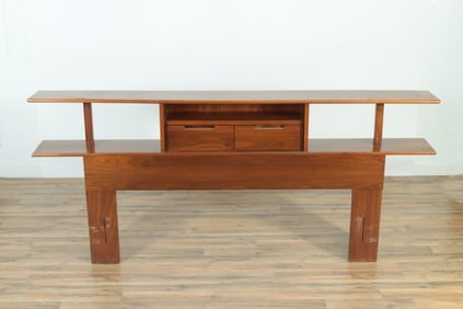 Merton Gershun for Cavalier Walnut Headboard