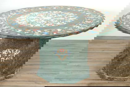 Italian Renaissance Style Pietra Dura Center Table