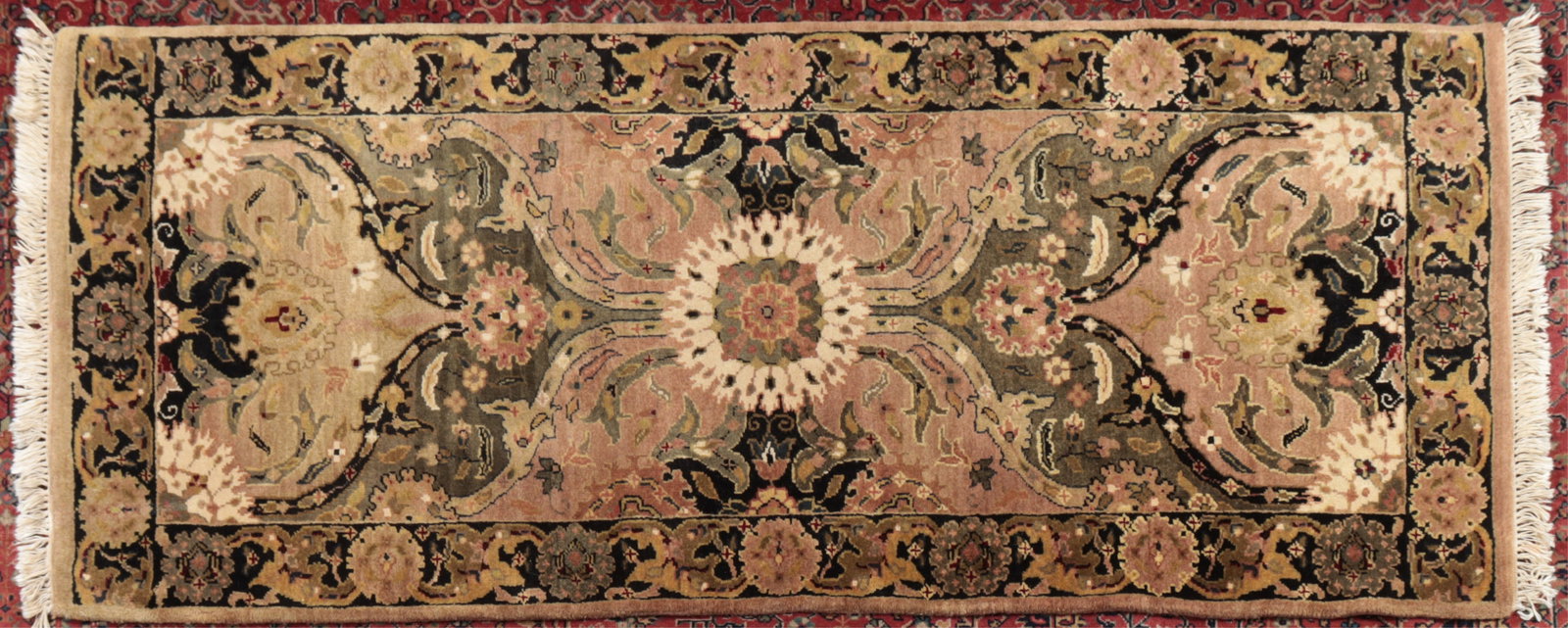 Indo Persian Style Wool Runner 6 x 2-6 (1 of 5)