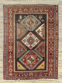Kazak Wool Carpet 5-2 x 7-7