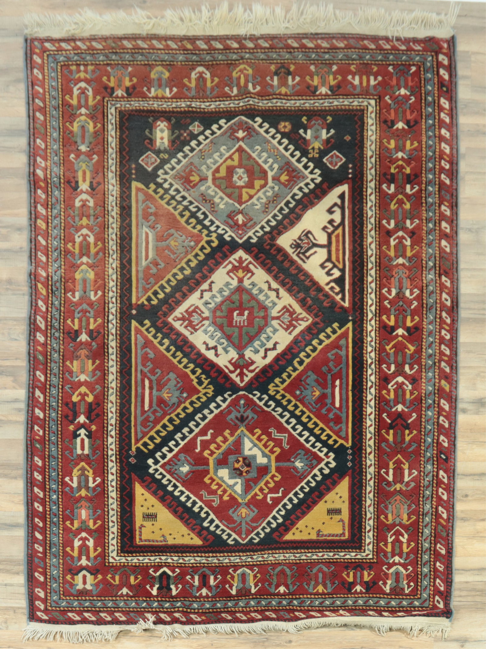 Kazak Wool Carpet 5-2 x 7-7 (1 of 10)